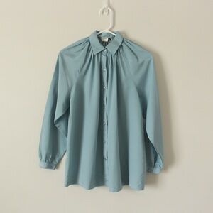 VTG Robin’s Egg Blue Blouse